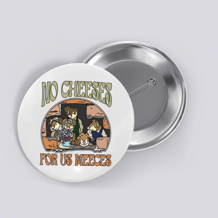 Retro 70s Muppet Christmas Carol Mice No Cheese For Us Meeces Button