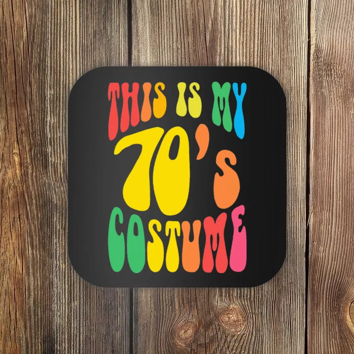 Retro 70s Nostalgia Costume for Hippie Lovers Coaster