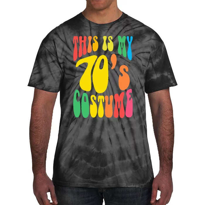 Retro 70s Nostalgia Costume for Hippie Lovers Tie-Dye T-Shirt