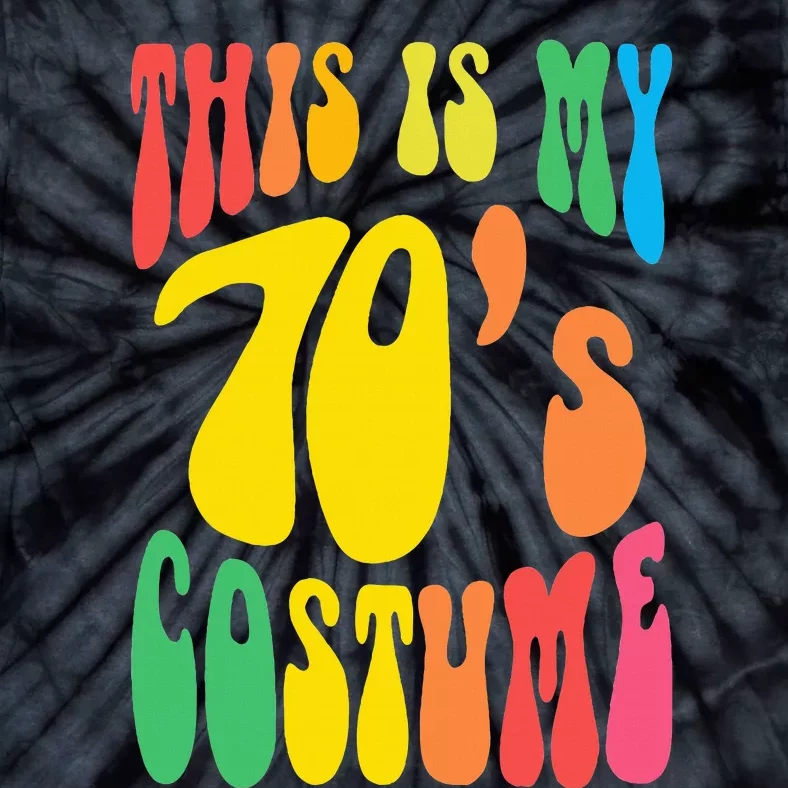 Retro 70s Nostalgia Costume for Hippie Lovers Tie-Dye T-Shirt