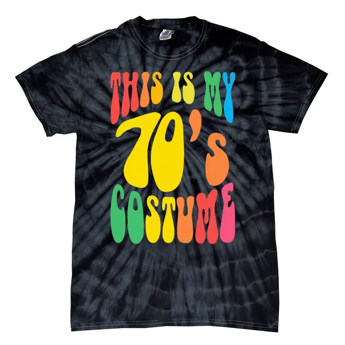 Retro 70s Nostalgia Costume for Hippie Lovers Tie-Dye T-Shirt