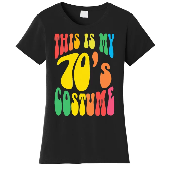 Retro 70s Nostalgia Costume for Hippie Lovers Women's T-Shirt