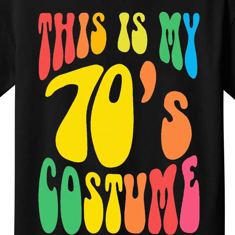 Retro 70s Nostalgia Costume for Hippie Lovers Kids T-Shirt