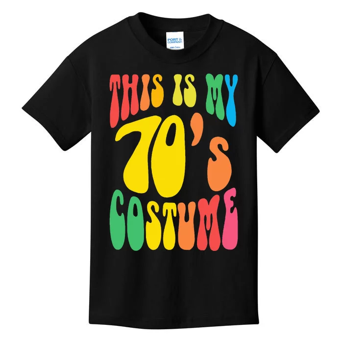 Retro 70s Nostalgia Costume for Hippie Lovers Kids T-Shirt