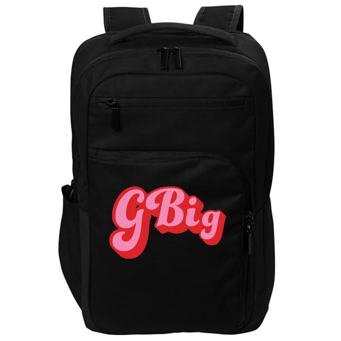 Retro 70s Style GBig Reveal Sorority Big Little Sister Impact Tech Backpack