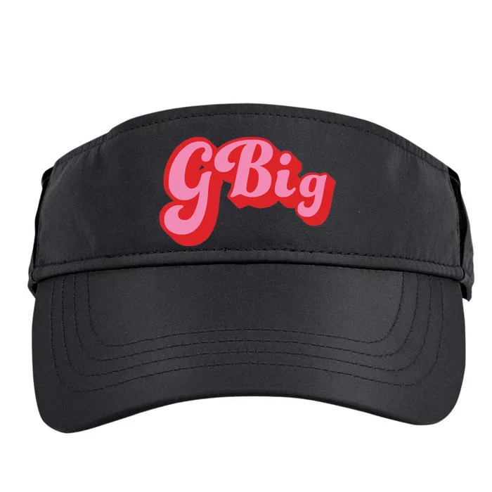 Retro 70s Style GBig Reveal Sorority Big Little Sister Adult Drive Performance Visor