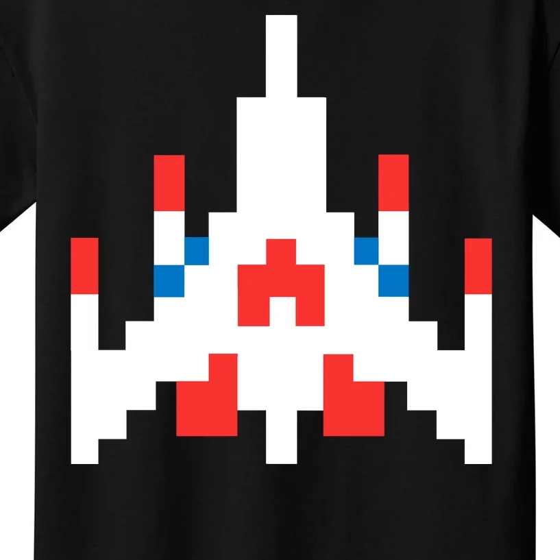 Retro 80's Computer Game Space Ship Kids T-Shirt