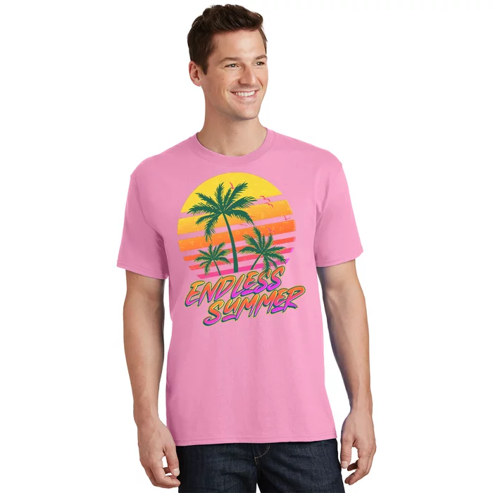 Retro 80s Eighties Tropical Endless Summer T-Shirt
