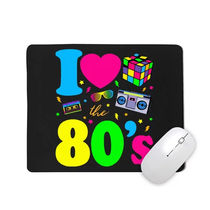 Retro 80s Fashion Trendy Mousepad