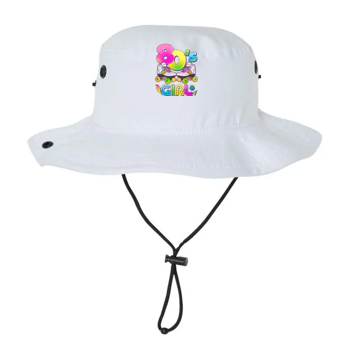 Retro 80's Girl Cute Roller Skates Legacy Cool Fit Booney Bucket Hat