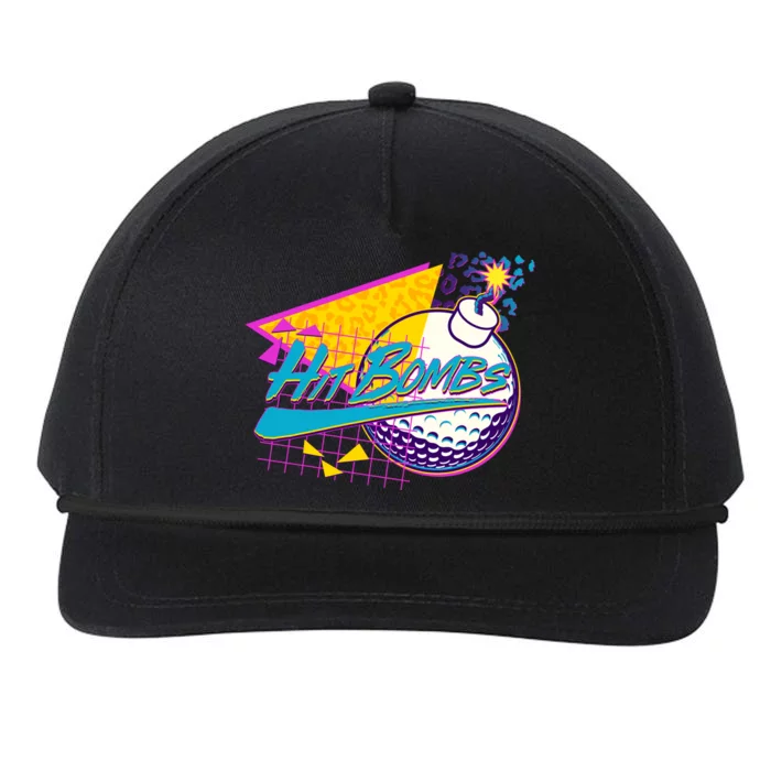 Retro 80's Hit Bombs Golfing Snapback Five-Panel Rope Hat