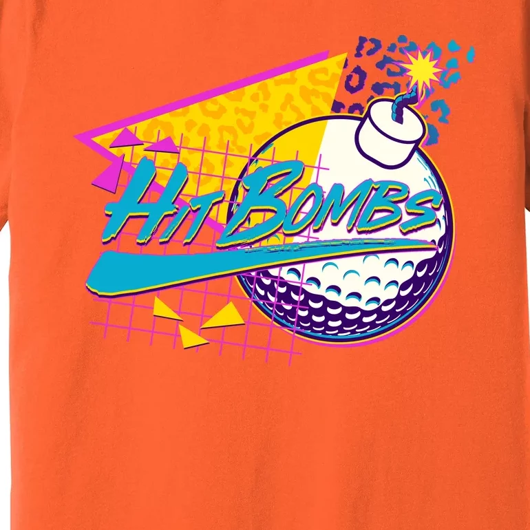 Retro 80's Hit Bombs Golfing Premium T-Shirt