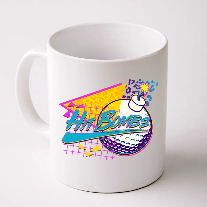 Retro 80's Hit Bombs Golfing Front & Back Coffee Mug