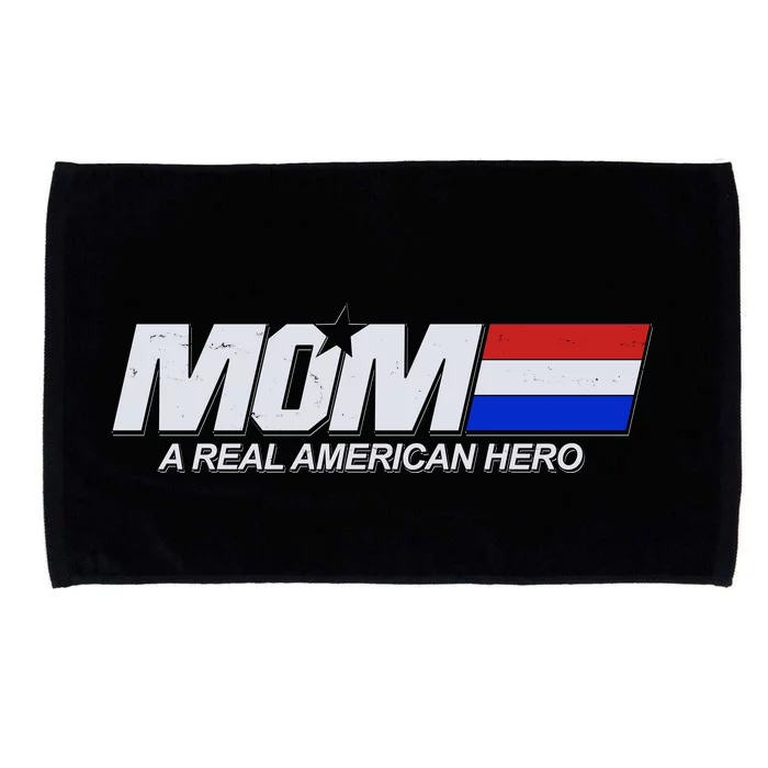 Retro 80's Mom A Real American Hero Microfiber Hand Towel