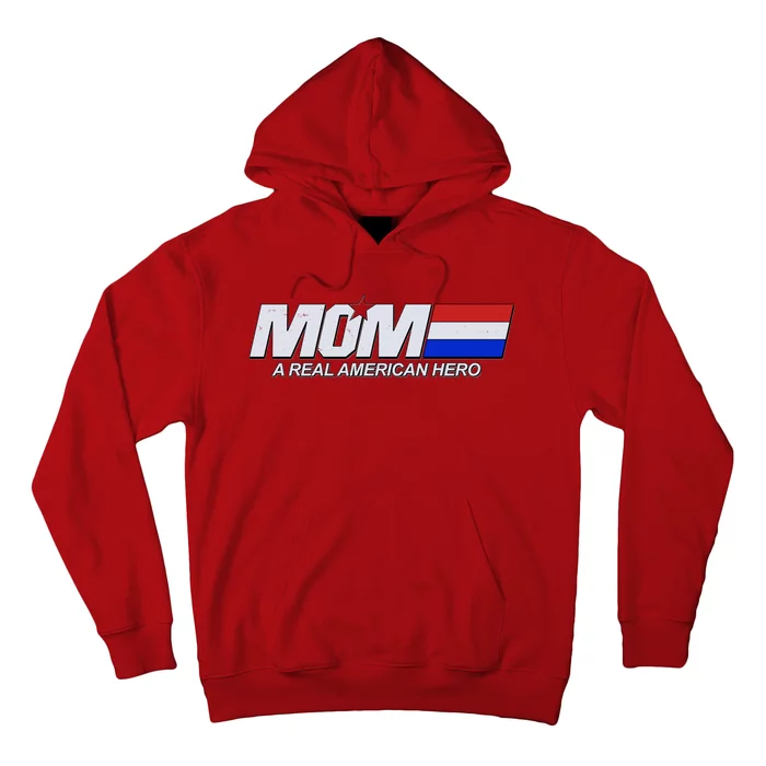 Retro 80's Mom A Real American Hero Hoodie