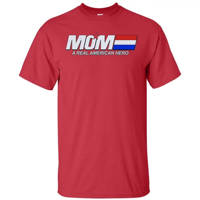 Retro 80's Mom A Real American Hero Tall T-Shirt