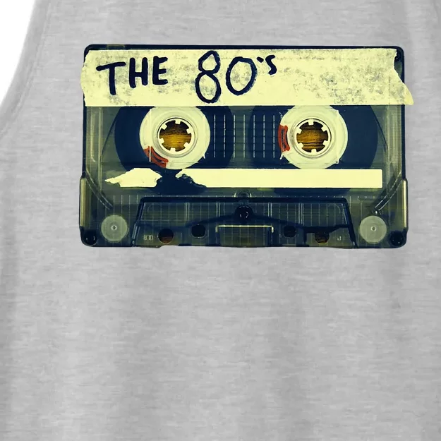 Retro 80S Mix Tape Ladies Tri-Blend Wicking Tank