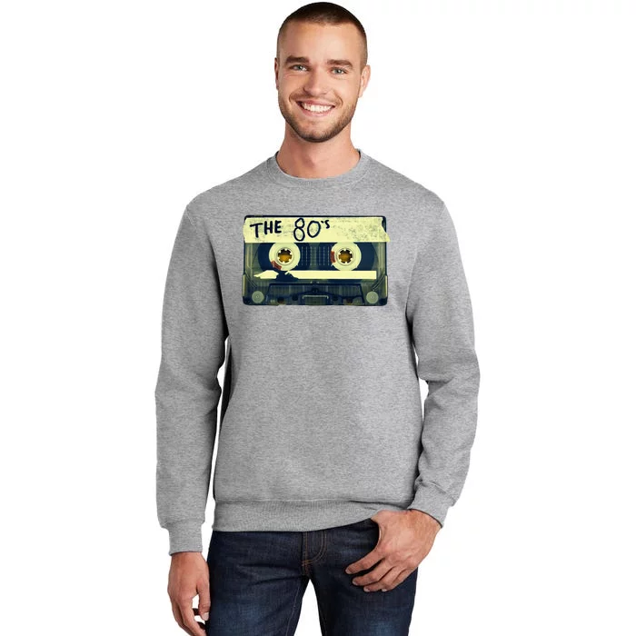 Retro 80S Mix Tape Tall Sweatshirt