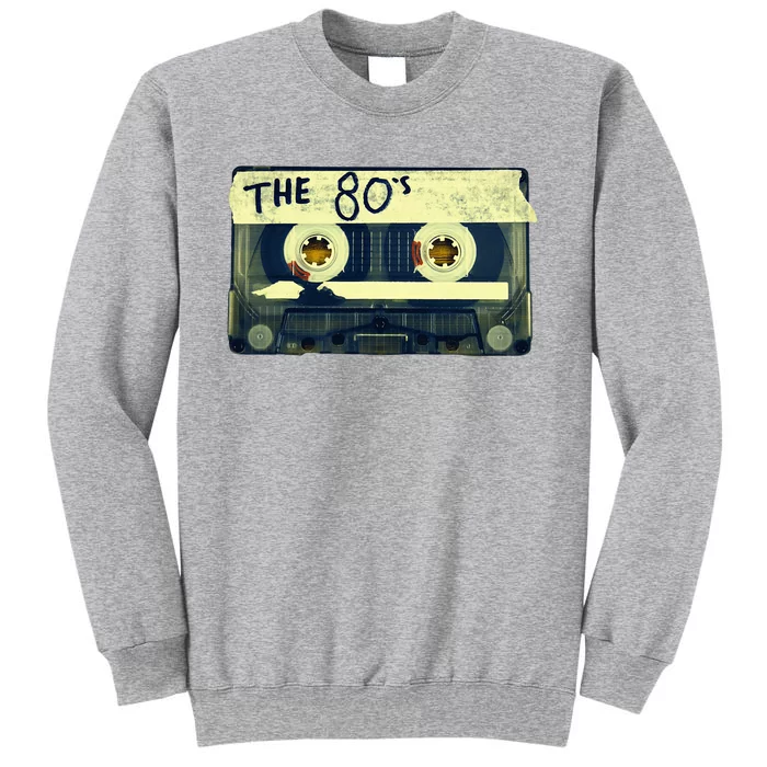 Retro 80S Mix Tape Tall Sweatshirt