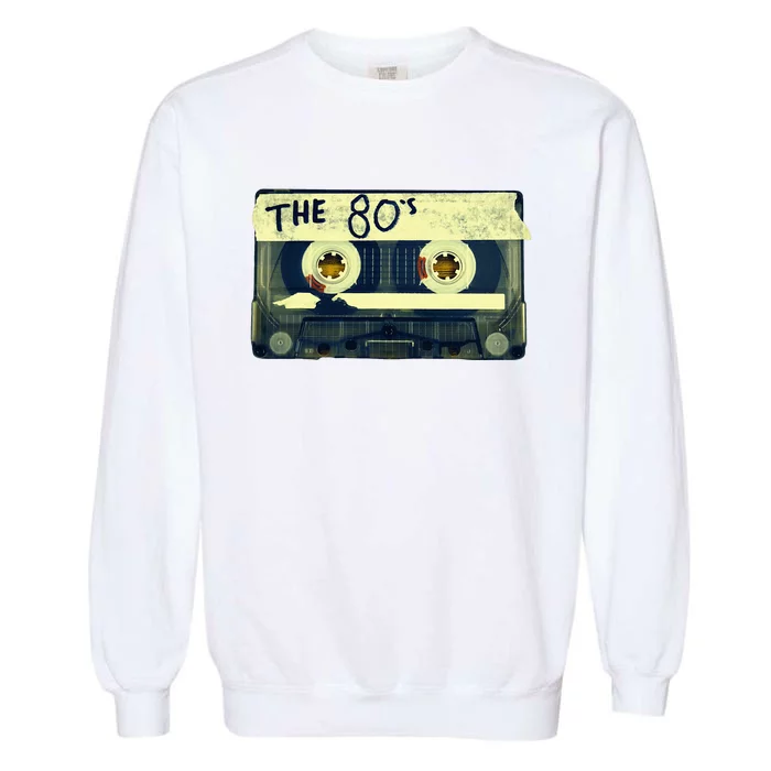 Retro 80S Mix Tape Garment-Dyed Sweatshirt