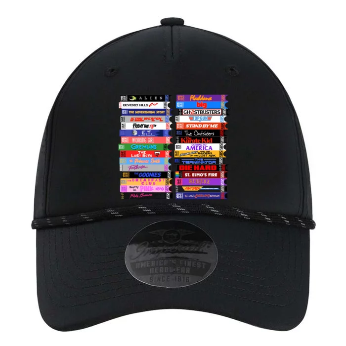 Retro 80s Movies Vhs Stacks Performance The Dyno Cap