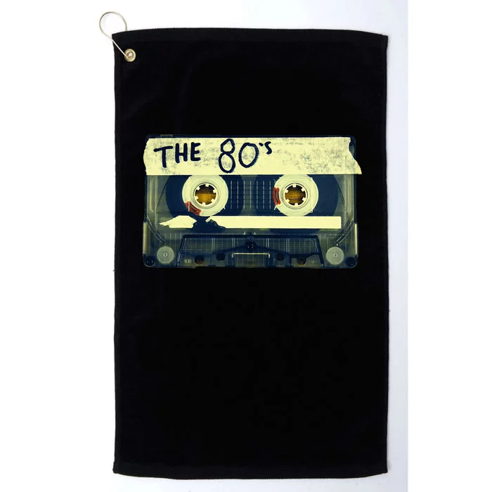 Retro 80S Mix Tape Platinum Collection Golf Towel