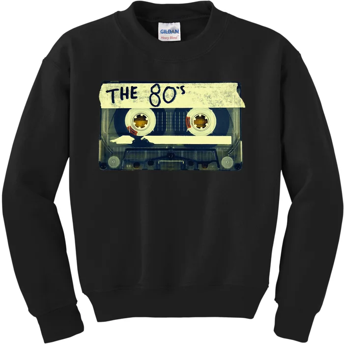 Retro 80S Mix Tape Kids Sweatshirt