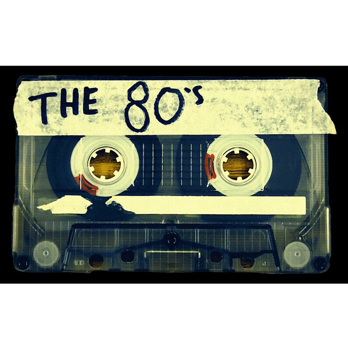 Retro 80S Mix Tape Bumper Sticker