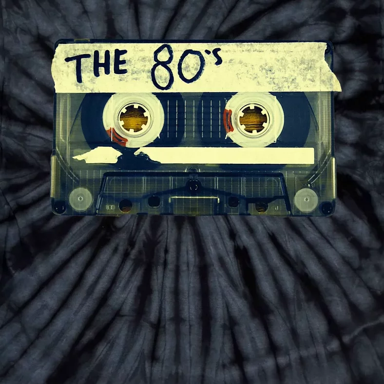 Retro 80S Mix Tape Tie-Dye T-Shirt