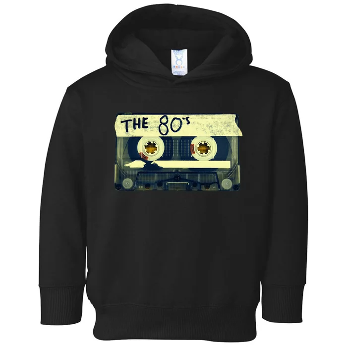 Retro 80S Mix Tape Toddler Hoodie