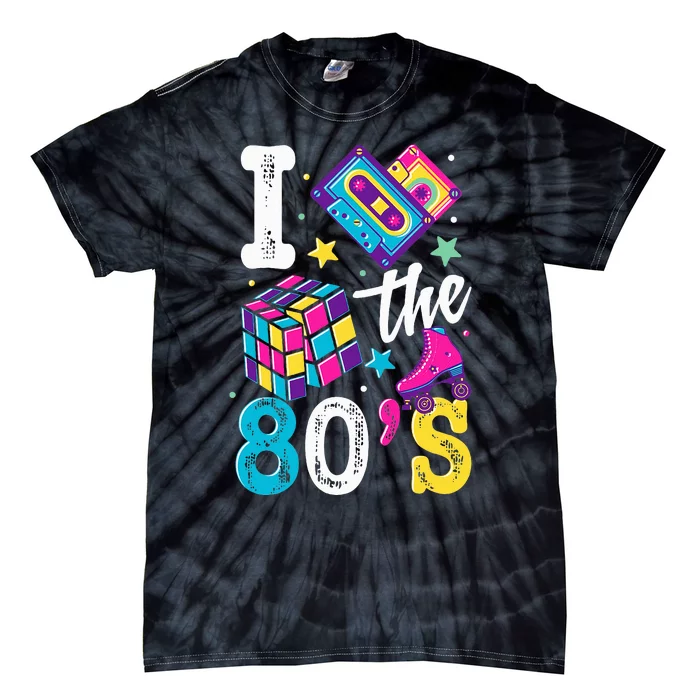 Retro 80's Party Supplies Eighties Tie-Dye T-Shirt