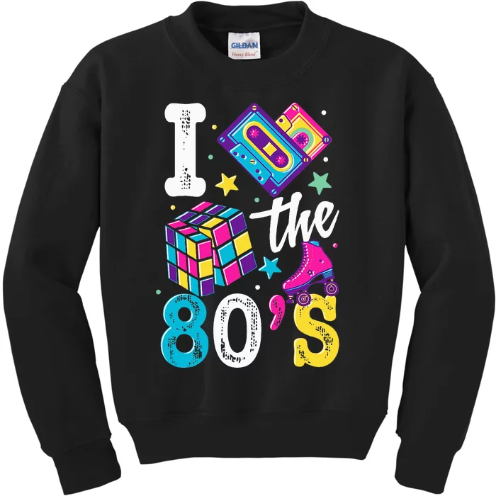 Retro 80's Party Supplies Eighties Kids Sweatshirt