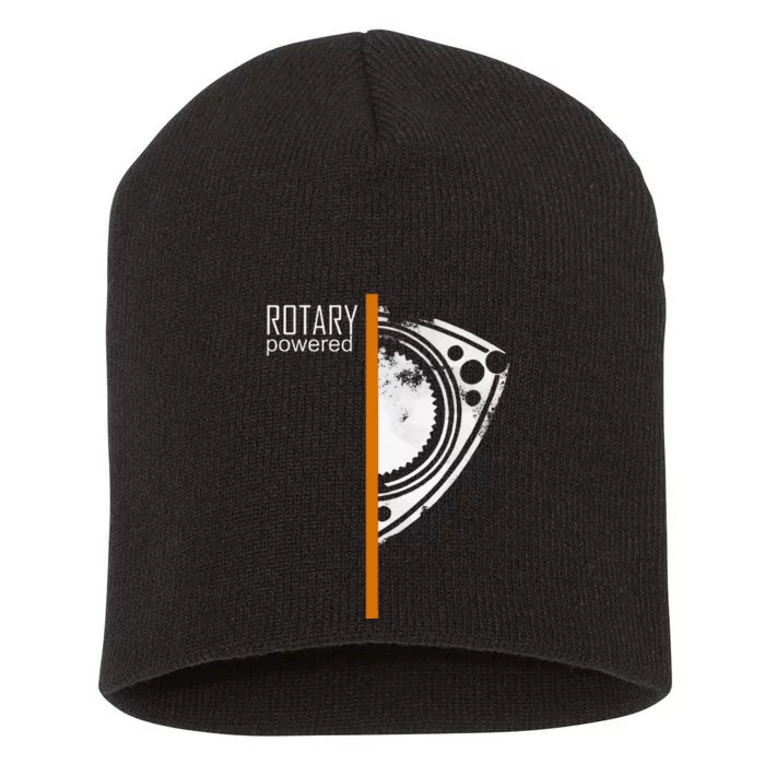 Rx 8 Rx 7 Orange Stripe Short Acrylic Beanie