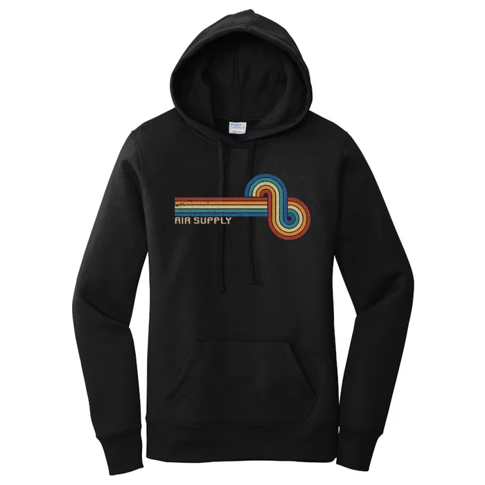 Retro 80s Sunset Air Supply Music Lover Design Women's Pullover Hoodie