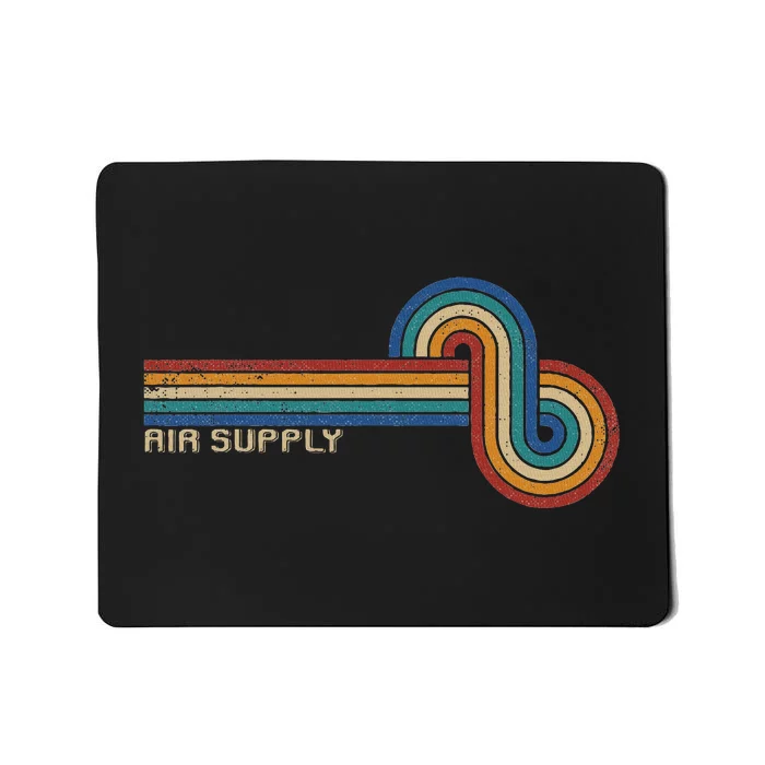 Retro 80s Sunset Air Supply Music Lover Design Mousepad