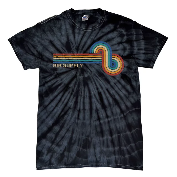 Retro 80s Sunset Air Supply Music Lover Design Tie-Dye T-Shirt