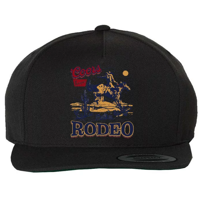 Rodeo 90s Cowboy Wool Snapback Cap