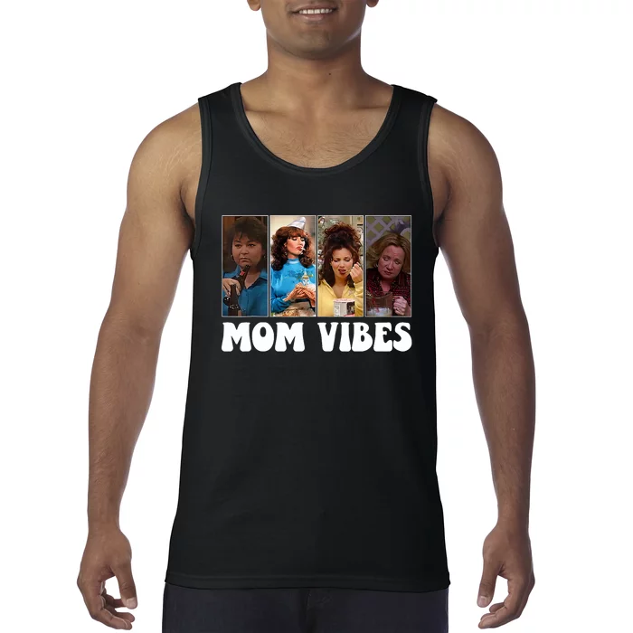 Retro 90’S Mom Vibes Funny Mom Life MotherS Day 2024 Tank Top