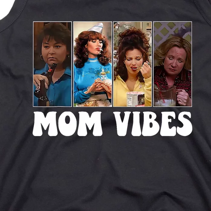 Retro 90’S Mom Vibes Funny Mom Life MotherS Day 2024 Tank Top