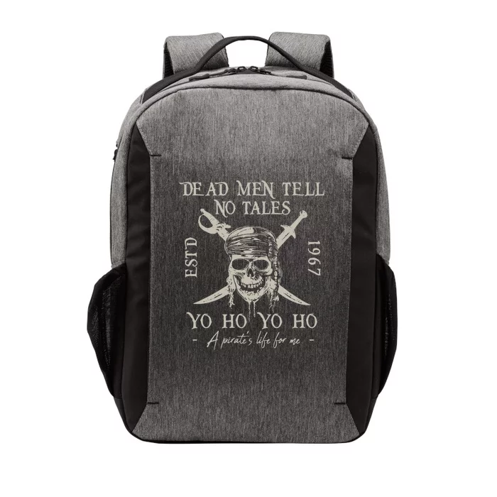 Retro 90s Pirates Of The Caribbean Yo Ho A Pirates Life Vector Backpack