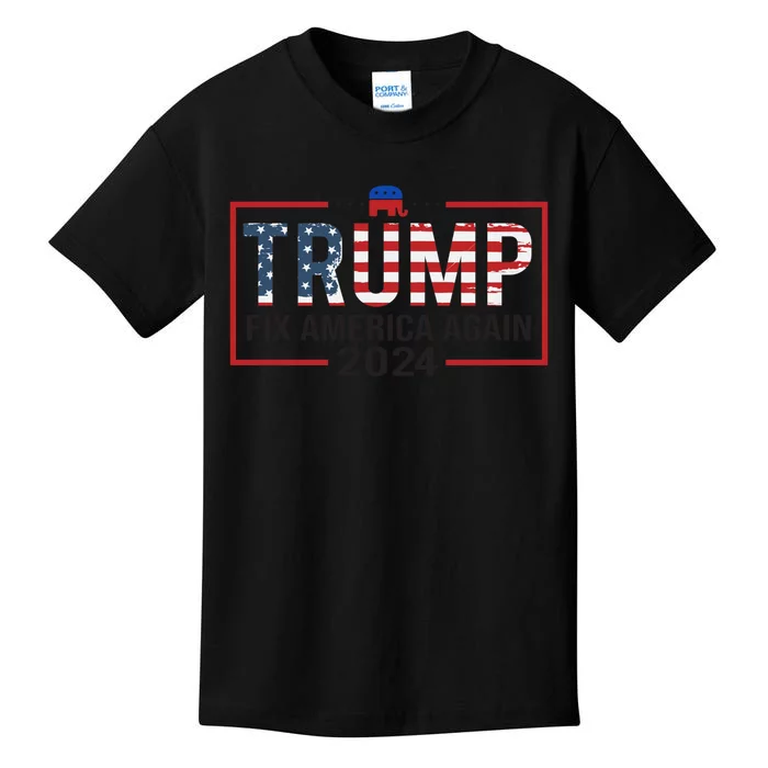 Rejuvenate America 2024 Patriotic Theme Kids T-Shirt