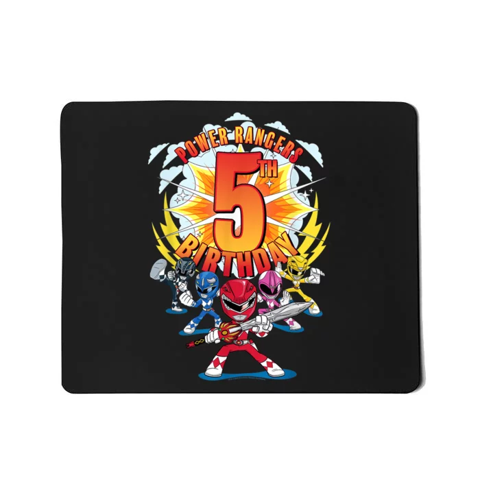 Rangers Awesome 5th Birthday Mini Action Shot Mousepad