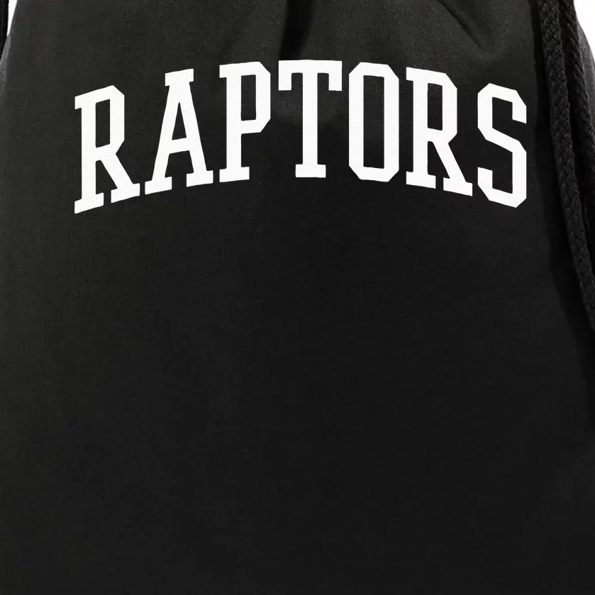 Raptors Athletic Arch College University Alumni Drawstring Bag