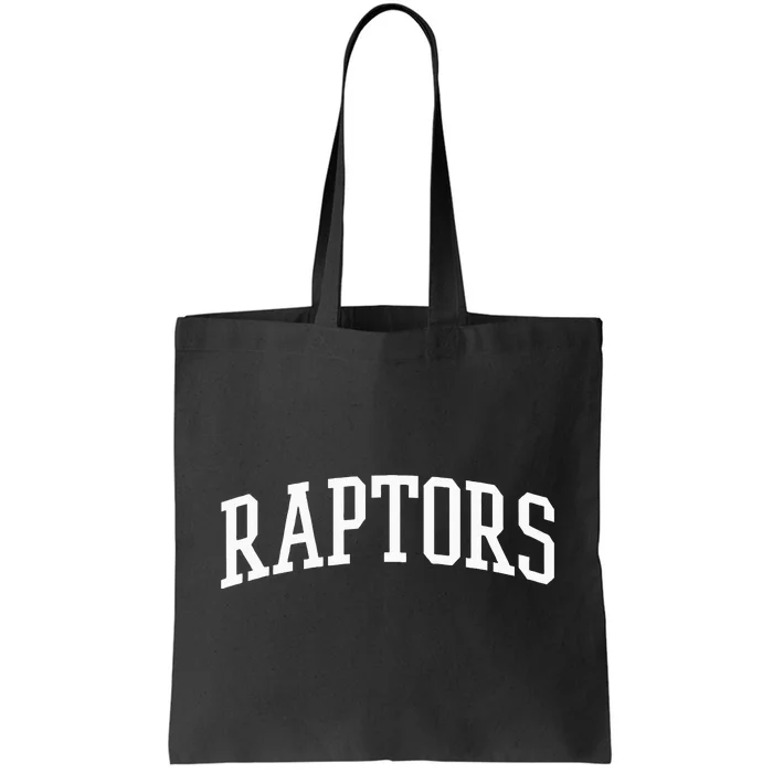 Raptors Athletic Arch College University Alumni Tote Bag