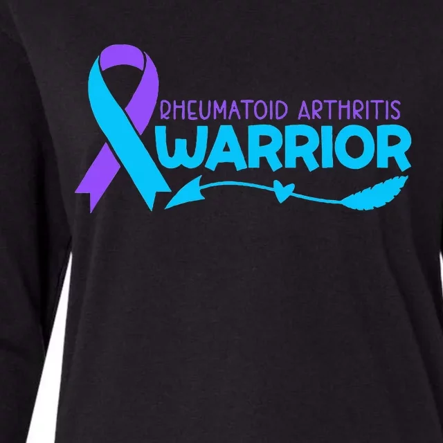 Rheumatoid Arthritis Awareness Rheumatoid Arthritis Warrio Womens Cotton Relaxed Long Sleeve T-Shirt