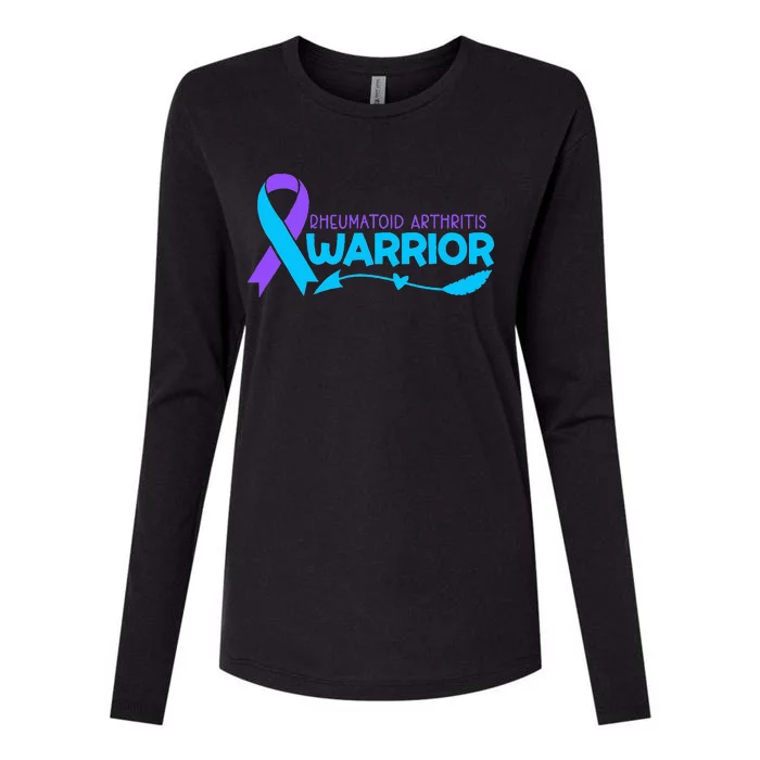 Rheumatoid Arthritis Awareness Rheumatoid Arthritis Warrio Womens Cotton Relaxed Long Sleeve T-Shirt