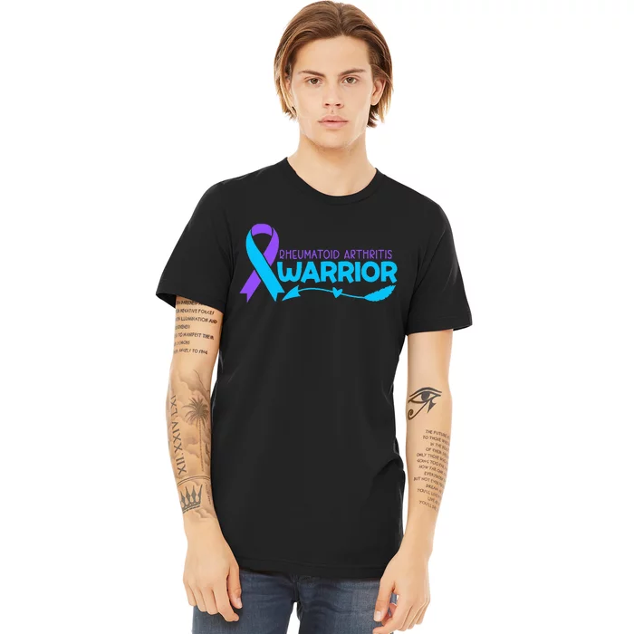 Rheumatoid Arthritis Awareness Rheumatoid Arthritis Warrio Premium T-Shirt