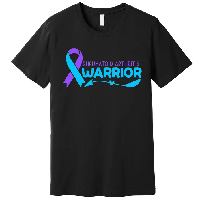 Rheumatoid Arthritis Awareness Rheumatoid Arthritis Warrio Premium T-Shirt