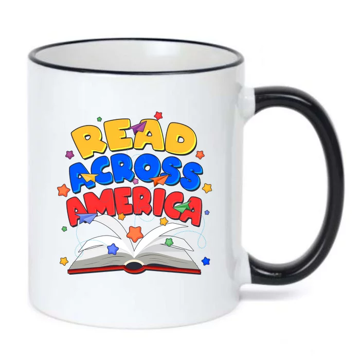 Read Across America Book Lover Black Color Changing Mug