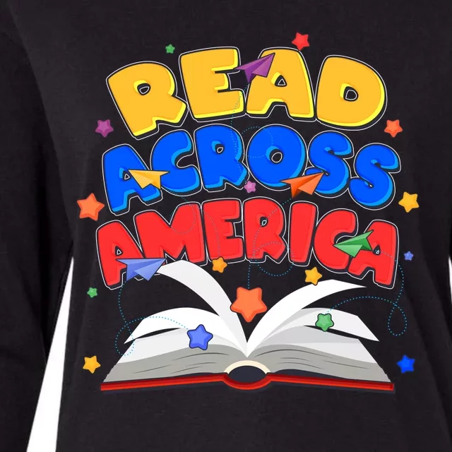 Read Across America Book Lover Womens Cotton Relaxed Long Sleeve T-Shirt